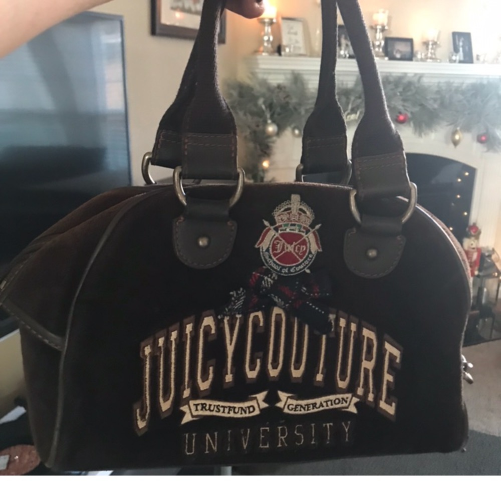 Velour Juicy Couture handbag
